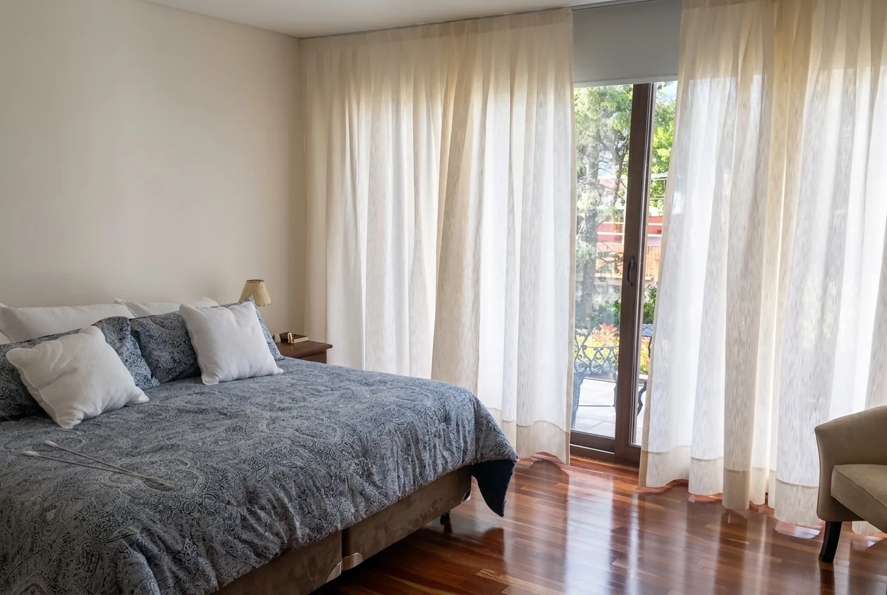 Dormitorio al jardín — confeccionadas