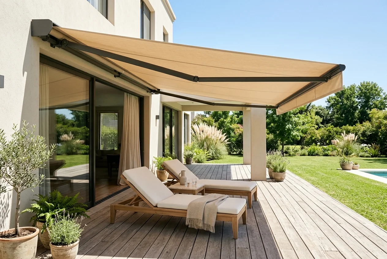 Deck de descanso — toldos