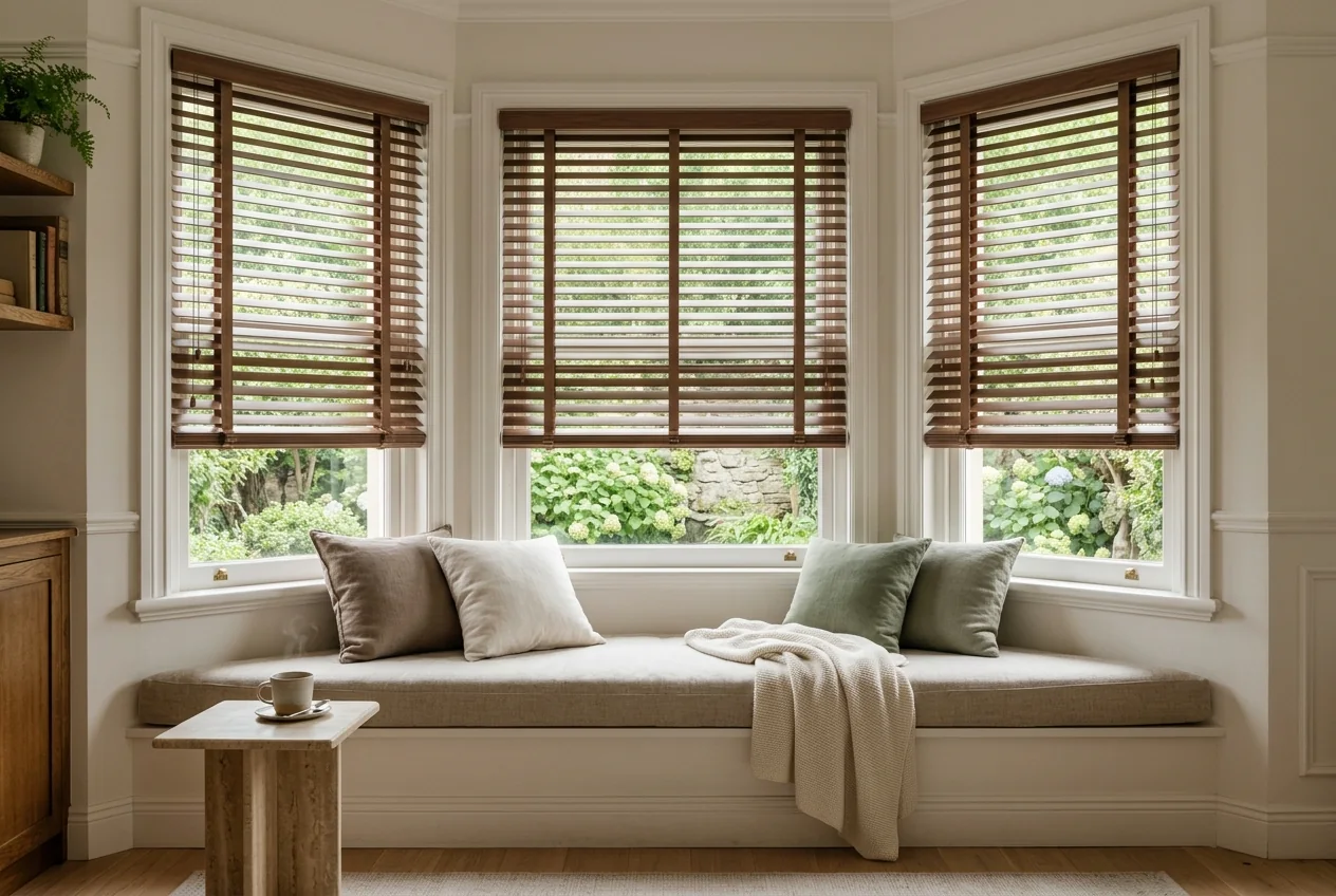 Bow window — veneciana