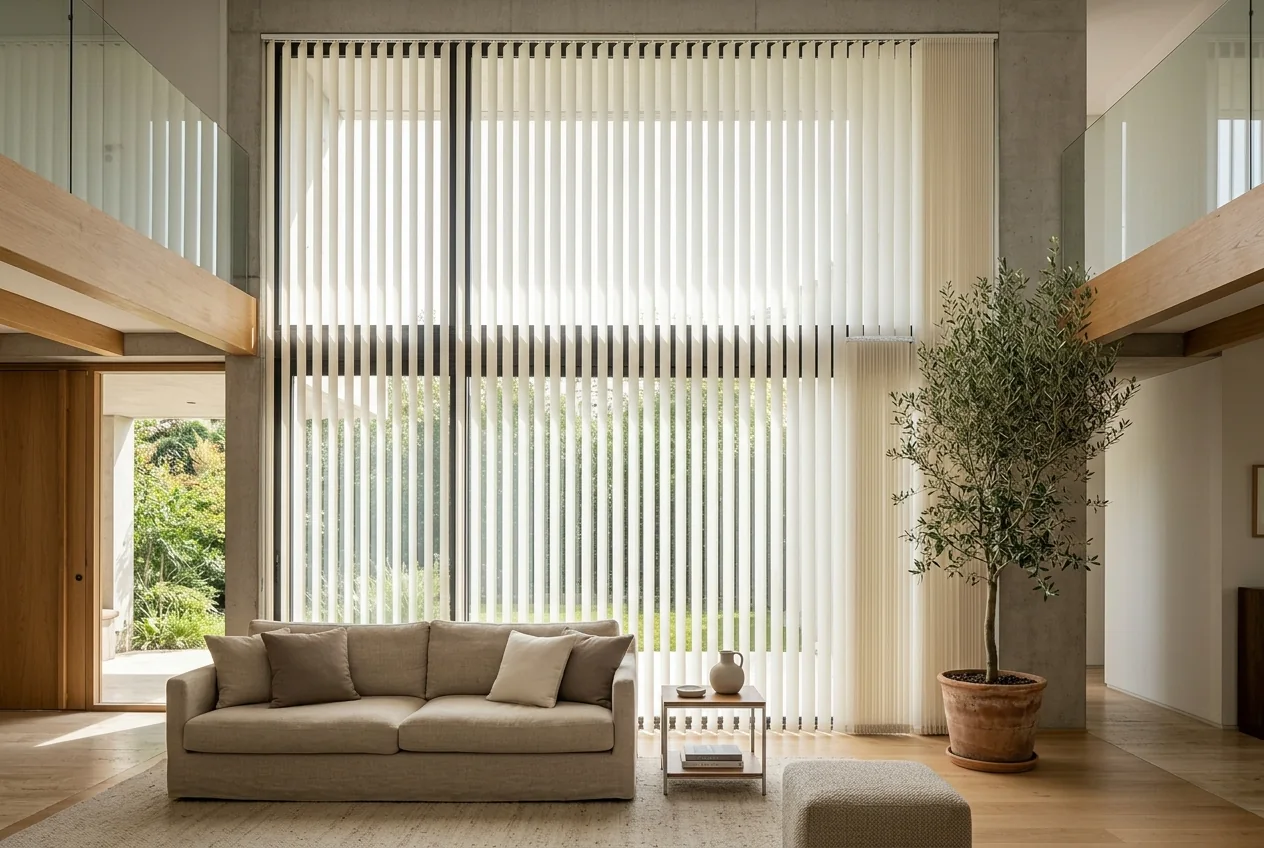 Cortinas de bandas verticales