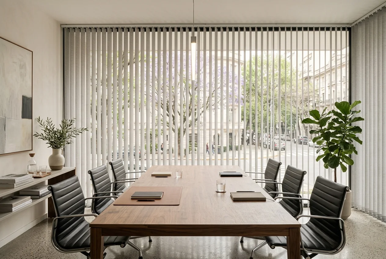 Sala de reuniones — verticales